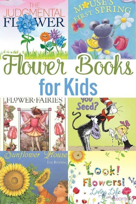 It is so much fun to celebrate each season with arts and crafts and also by reading books. In this post, we will share some Flower Books for Kids. Your kids will love discovering parts of the flower and how important they are to us. Arts And Crafts For Adults, Arts And Crafts For Teens, Spring Books, Spring Preschool, Art And Craft Videos, Summer Reading Lists, Preschool Books, Books For Kids, Spring Activities