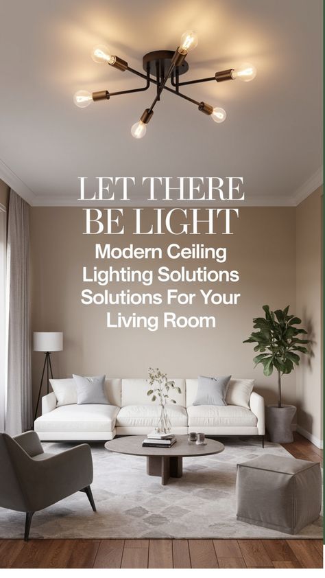 Elevate your living room with Let There Be Light's Modern Ceiling Lighting Solutions, featuring slim profiles, energy-efficient LED lights, and adjustable brightness for optimal ambiance. Its sleek design seamlessly integrates with any décor, while its advanced technology provides exceptional illumination and warmth. Experience unparalleled comfort and style with our innovative ceiling lighting system.living
#room
#ceiling
#lighting
#solutions Pendant Light In Living Room, Light In Living Room, Living Room Ceiling Lighting, Sophisticated Furniture, Light Living Room, Living Room Ceiling, Room Ceiling, Modern Ceiling, Modern Ceiling Light