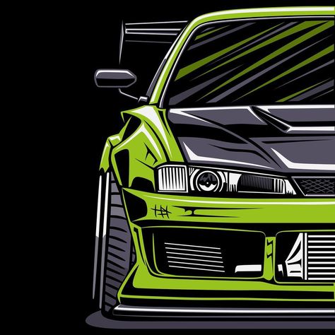 Oleg Markaryan on Instagram: “Nissan Silvia S14 Kouki. T-shirts, covers, stickers, posters - already available in my store on #redbubble. Link in profile. You can also…” Silvia S14 Kouki, Japanese Wave Painting, Oleg Markaryan, S14 Kouki, Camping Drawing, Bmw Art, Hot Wheels Garage, R35 Gtr, Jdm Stickers