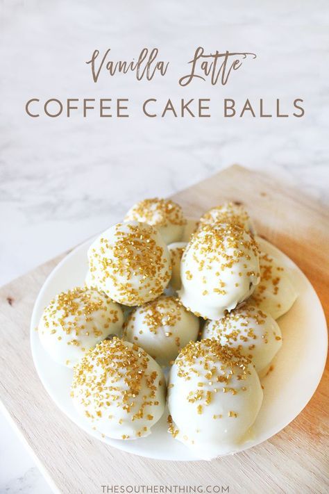 Cake Balls Recipe, Starbucks Cake Pops, Homemade Latte, Starbucks Cake, Cake Ball Recipes, Cake Ball, Christmas Cake Pops, Cake Pop Recipe, Cake Bites