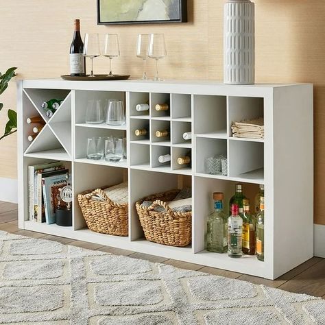 Our Favorite Cube Storage Units Just Got an Upgrade that Makes Them Even Better Master Room Ideas, Shelf Cube, Low Country Home, Lumber Storage Rack, Freestanding Storage Cabinet, Cube Storage Unit, Lumber Storage, Organize Home, Home Tricks