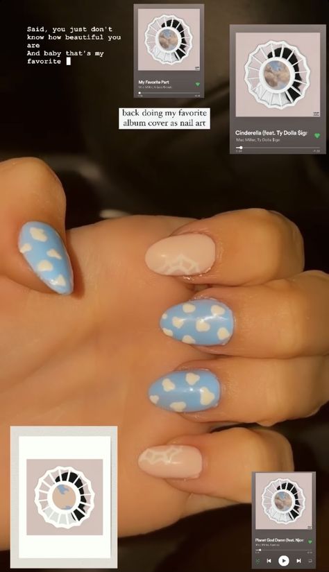 Mac Miller Inspired Nails, Mac Miller Nails Ideas, Mac Miller Nails, Mac Nails, Nails Inspired, Inspired Nails, Really Cute Nails, Mac Miller, Stylish Nails