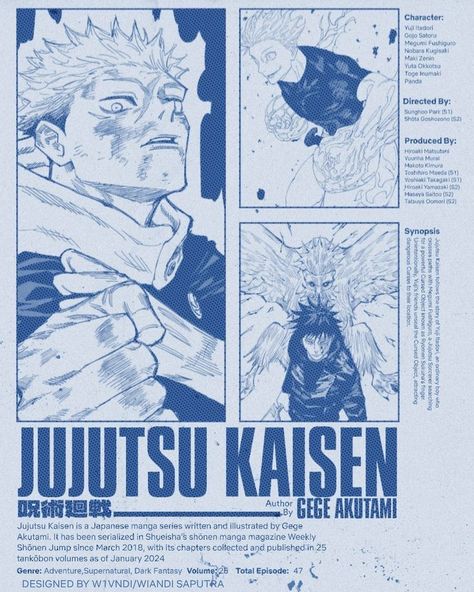 Jjk Graphic Design, Graphic Design Posters Blue, Brutalist Poster Design, Anime Shirt Drawing, Jjk Poster, Anime Graphic Design, Brutalism Graphic Design, Brutalism Poster, Jujutsu Kaisen Poster