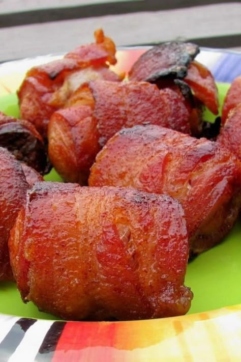 Bacon Wrapped Hot Dogs Kielbasa Recipes Rice, Brown Sugar Kielbasa, Bacon Wrapped Kielbasa, Hot Dog Appetizers, Kielbasa Recipe, Bacon Hot Dogs, Bacon Wrapped Hotdogs, Wrapped Hot Dogs, Kielbasa Recipes