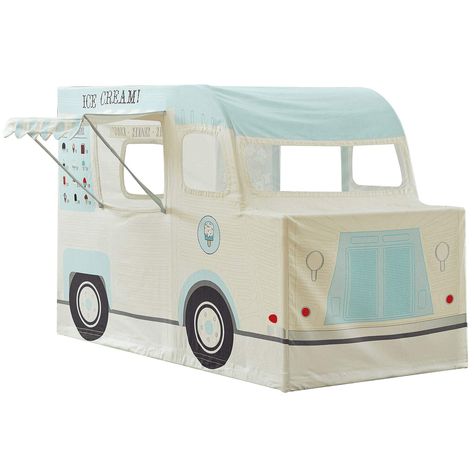 PRICES MAY VARY. All kids need for never-ending adventures is an idea and a place to call their own. Give your kiddos the space they need for playing, reading, and creating memories with the Wonder&Wise Kids Ice Cream Truck Play House. This children's pretend play house looks just like a little ice cream truck. There's a little awning over the service window and lots of ice cream flavor decals. Kids can serve ice cream to their stuffed animals, dolls, and friends. Since this kids play house meas Play Ice Cream, Toddler Playhouse, Ice Cream Business, House Tent, Truck Tent, Kids Play Tent, Imaginary Play, 5 De Mayo, Kids Playhouse