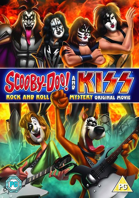 Scooby Doo Kiss, Scooby Doo Pictures, Eric Singer, Scooby Doo Movie, Scooby Doo Images, Blu Ray Movies, Kiss Band, Original Movie, Band Posters