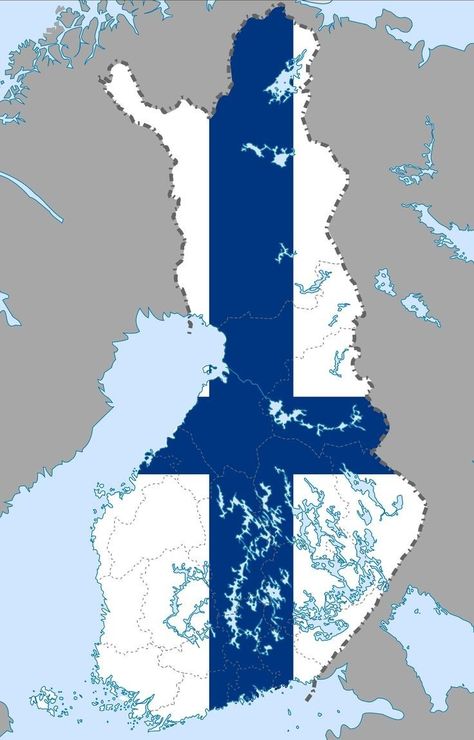 Finland Culture, Finland Map, Finnish Flag, Maps Aesthetic, Finland Flag, European Flags, Digital Ideas, Imaginary Maps, Blue Map