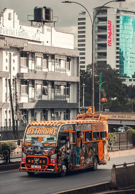 Matatu Culture Kenya, Punisher Skull Decal, Matatu Culture, Kenya Nairobi, Posters To Print, Skull Decal, Punisher Skull, People Food, My Land