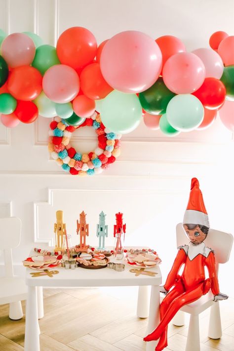 The easiest and cutest way to welcome your elf back to your home for the holidays! Welcome Elf, Elf Party, Elf On The Shelf Arrival, Party Planners, Elf On The Shelf Ideas, Home For The Holidays, Shelf Ideas, Party Planner, On The Shelf