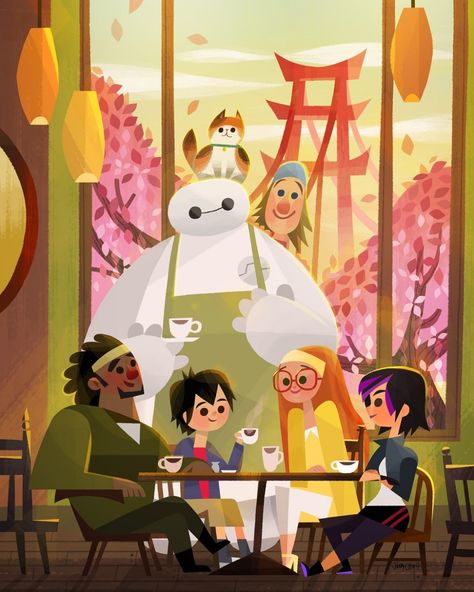 The Art Of Animation, Joey Chou  -   http://joeyart.tumblr.com  -... Joey Chou, Disney Drawings Sketches, Images Disney, Drawing Cartoon Characters, Disney Artwork, Music Events, Gathering Place, Pinturas Disney, Baymax