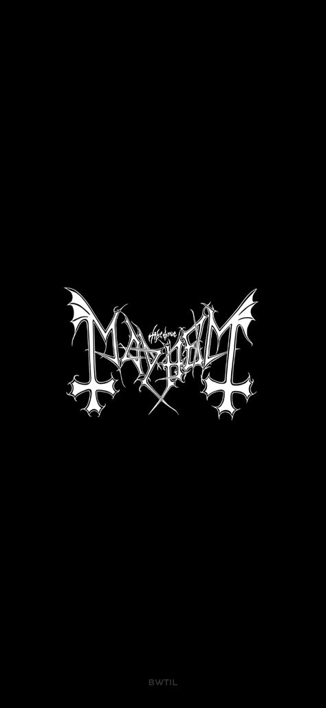 Mayhem Wallpaper, Mayhem Logo, Logo Wallpaper, Heavy Metal, Types Of Metal, Band