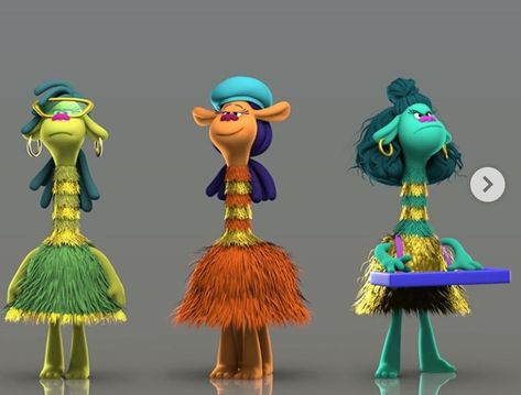 Trolls Concept Art, Funk Trolls, Trolls 3, Trolls World Tour, Trolls Movie, Miss You All, Pantomime, Dreamworks Trolls, Cartoon Crossovers