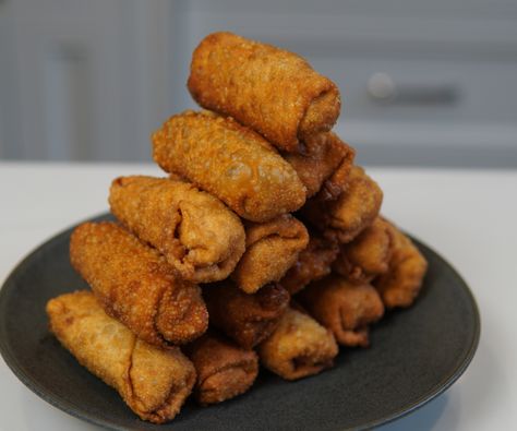 Big Mac Egg Rolls Big Mac Egg Rolls, Parmesan Chicken Wings, Japanese Beef, Garlic Parmesan Chicken Wings, Braised Pork Belly, Beef Bowls, Garlic Naan, Quick Easy Desserts, Garlic Parmesan Chicken