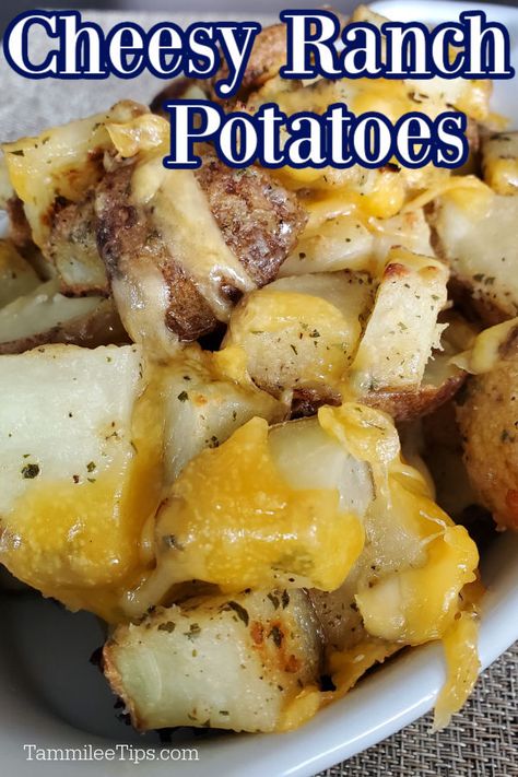 Potato Ranch Recipes, Recipe With Russet Potatoes, Cheesy Russet Potato Recipes, Russet Potato Recipes Side Dishes, Russet Potatoes Recipes, Potatoe Ideas, Ranch Potato Recipes, Russet Potato Recipes, Potato Side Dishes Easy