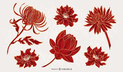 Chinese Flower Illustration pack #AD , #Sponsored, #Sponsored, #Flower, #Illustration, #pack, #Chinese Chinese Flowers Illustration, Chinese Flower Embroidery, Chinese New Year Flower Illustration, Chinese Flower Illustration, Chinese Flowers Drawing, Chinese Flower Pattern, Chinese Vector, Chinese New Year Flower, Chinese Motifs