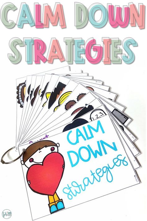 calm down kits in the classrroom, self regulation, teaching students to calm down, calm down strategies Calm Down Box, Calm Box, Calm Down Strategies, Deal With Emotions, Calm Down Kit, Calm Corner, Teacher Aesthetic, Social And Emotional Learning, Calming Corner