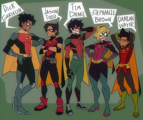 Dc Bat Family, Female Robin, Univers Dc, Batman Funny, Arte Dc Comics, Dc Comics Artwork, Batman Comic Art, Batman Universe, Im Batman