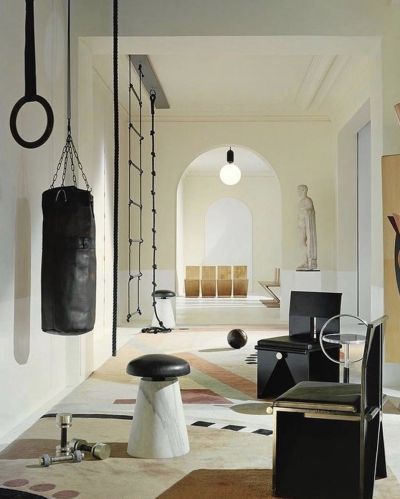 Workout Studio, Home Gym Inspiration, Photo Pinterest, Gym Room At Home, Gym Interior, Gym At Home, Home Gym Decor, Stylish Photo, Home Gym Design