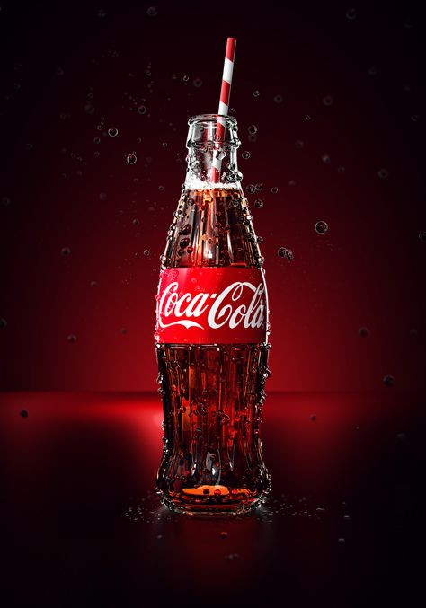 Showcase and discover creative work on the world's leading online platform for creative industries. Image Joker, Coca Cola Wallpaper, John Pemberton, Coke Collectibles, Paint And Drink, Coca Cola Christmas, Always Coca Cola, Coca Cola Bottles, Coca Cola Can