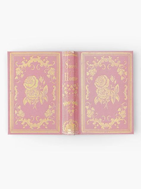 Cookbook Aesthetic Cover, Pink Book Cover, Coquette Book Cover, Journal Cover Ideas Coquette, Coquette Journals, Journal Covers Coquette, Fake Books Decor, Notebook Paper Template, Book Rebinding