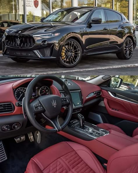 Luxurious Suv Cars, Mazaratti Cars Suv, Maserati Suv Levante, Car Exterior Design, Luxury Cars For Women Classy, Mazaratti Cars, Maserati Truck, Maserati Suv, Luxury Suv Cars