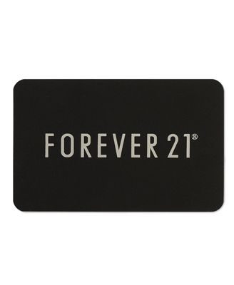 FOREVER 21 Gift Card Forever 21 Logo, Forever 21 Gift Card, Black Trendy Forever 21 Tops, Forever 21 Earrings, Forever 21 Graphic Tees, Gift Card Design, 22nd Birthday, Christmas Albums, 14th Birthday