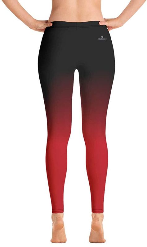 STARCOVE Black and Red Ombre Yoga Leggings, Womens Workout tie dye Leggings, Printed Red Black Sexy Leggings at Amazon Women’s Clothing store Cheap Red Leggings, Cheap Red Sports Leggings, Cyclops Cosplay, Black And Red Ombre, Black To Red Ombre, Sporty Full-length Red Leggings, Compressive Red Gym Leggings, Ombre Leggings, Womens Workout