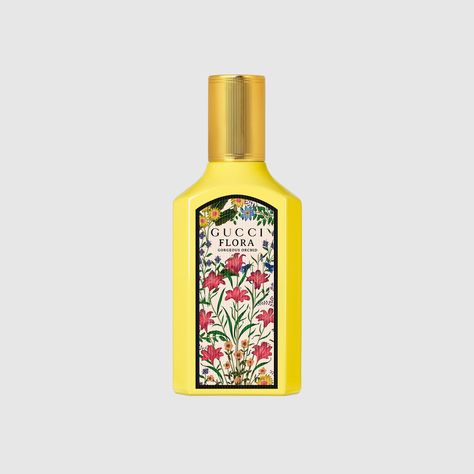 Gucci - Gucci Flora Gorgeous Orchid, 50ml, eau de parfum Flora Pattern, Gucci Flora, Vanilla Orchid, Gold Caps, Gucci Gucci, Yellow Stone, Recycled Glass, Smell Good, One Color