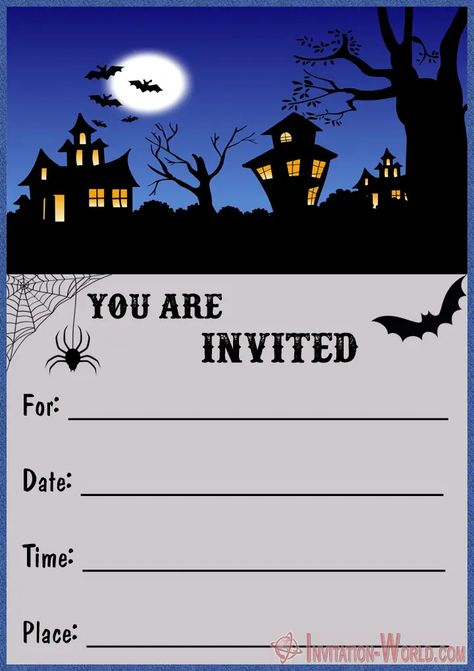 Halloween Invitation Ideas Diy, Halloween Invitations Template Free, Halloween Invitations Template, Pirate Wedding Theme, Free Halloween Invitations, Halloween Invitation Card, Printable Halloween Invitations, Halloween Invitation Template, Halloween Birthday Party Invitations