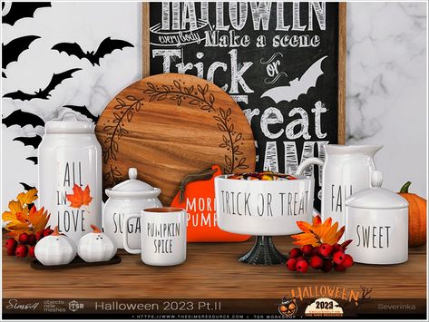 Sims 4 Autumn Decor, Sims 4 Christmas Pjs, Sims 4 Cc Fall Furniture, Sims 4 Cc Halloween Decor Patreon, Sims 4 Cc Autumn Decor, Sims 4 Designer Cc Clutter, Sims 4 Fall Decor Cc, Halloween Cc Sims 4, Sims 4 Halloween Cc Decor