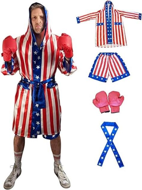 Amazon.com: Funny Olympic Costumes Boxing Costume, Athlete Costume, Archery Costume, Olympics Costume, Boxer Costume, Boxing Robe, Olympic Theme Party, American Boxer, Olympic Theme