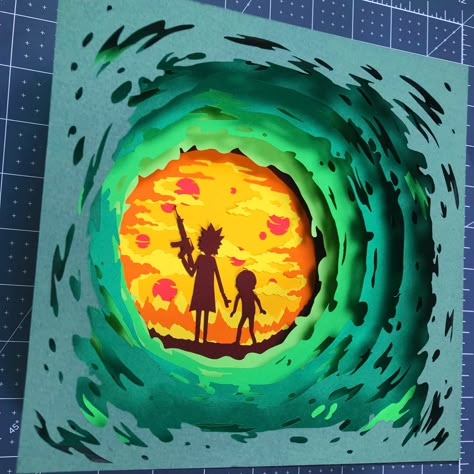 Whats Wallpaper, Cut Out Art, Paper Cutout Art, 3d Paper Art, Layered Art, Shadow Art, 3d Paper Crafts, Arte Sketchbook, Paper Artwork