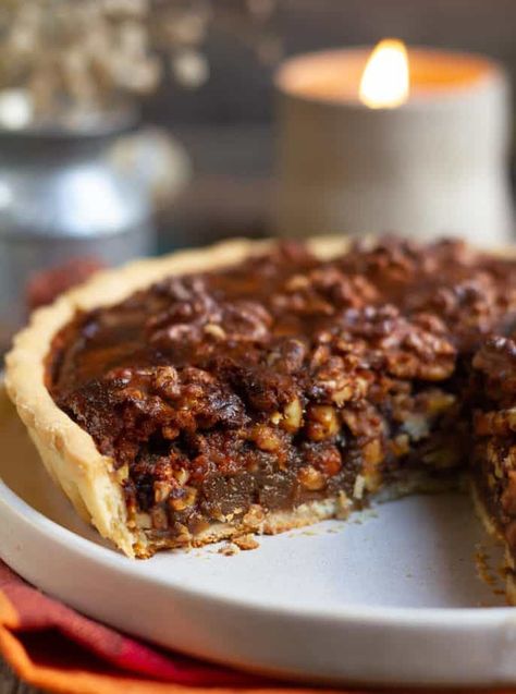 Gluten Free Pecan Pie, Dairy Free Pies, Gluten Free Pies, Milk Custard, Gluten Free Pecan, Gluten Free Fudge, Vegan Pecan Pie, Walnut Pie, Vegan Pecan