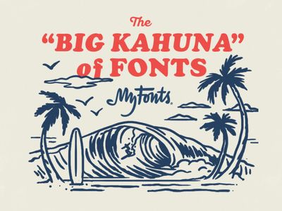 MyFonts Surf Advertisement 01 Logos Vintage, Surf Logo, Big Kahuna, Logos Retro, Surf Design, Vintage Surf, Vintage Graphic Design, Surf Art, Jet Ski