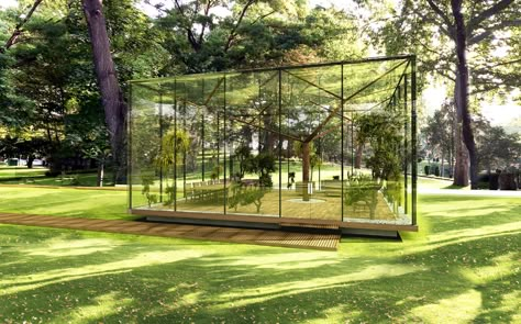 Glass Pavilion, National Assembly, Pavilion Architecture, Pavilion Design, Glass Structure, Studios Architecture, Glass Box, Grand National, Tropical Design