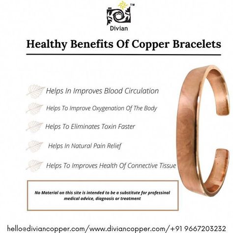 Copper Benefits Health, Copper Bracelet Benefits, Help With Inflammation, Benefits Of Copper, Home Remedies For Spiders, Water Bracelet, Kimberly Johnson, Copper Benefits, Ayurvedic Healing