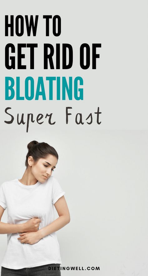 Beat belly bloating and help your belly look flatter with these tips. | Get Rid of Belly Fat Fast | Get rid of bloating |