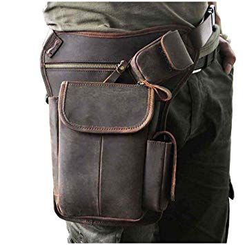 Hiking Belt, Belt Bag Leather, Leather Waist Pack, Leather Utility Belt, Thigh Bag, Thigh Holster, Leg Bag, Leather Sling Bag, Leather Fanny Pack