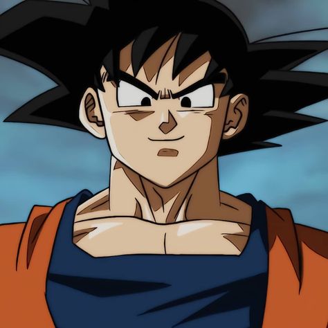 Goku Happy, Goku Face, Goku Pfp, Goku And Gohan, Gakuen Babysitters, Birthday Posters, Instagram Dp, Happy Birthday Posters, Goku And Vegeta