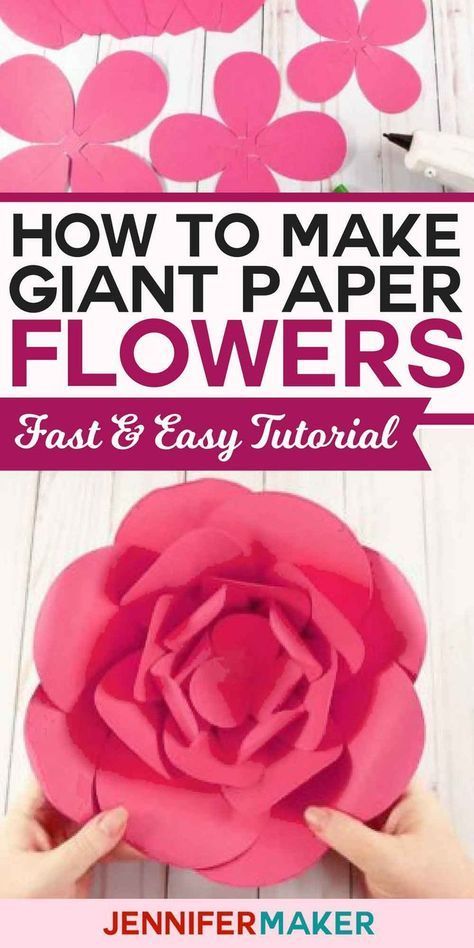 Make Giant Paper Flowers, Diy Paper Flowers Tutorial, Big Paper Flowers, Paper Flowers Diy Easy, Folding Origami, Easy Paper Flowers, Large Paper Flowers, Paper Flower Crafts, Paper Flower Template