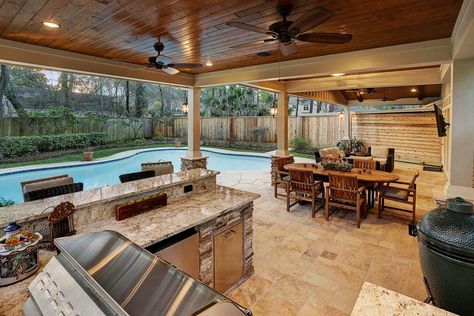 Outdoor Glider, Adirondack Furniture, Patio Pergola, Pool Cabana, Outdoor Remodel, Deck Designs, Backyard Kitchen, Patio Kitchen, Patio Cover