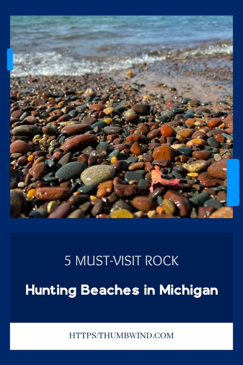 Ready to embark on a new adventure? Check out our guide to the 5 must-visit rock hunting beaches in Michigan that will excite any rockhound! From the stunning Petoskey stones to the beautiful agates of Lake Superior, Michigan's shores are perfect for treasure-seeking enthusiasts. Explore unique beach spots and uncover a variety of fascinating rocks and minerals. Whether you're a seasoned rock hound or just starting, get tips to make the most of your rock hunting experience in the Great Lakes State! Rock Hunting Michigan, Holland Michigan Tulip Festival, Beaches In Michigan, Agate Hunting, Lake Michigan Stones, Campers And Rv, Michigan City Indiana, Michigan Road Trip, Holland Michigan