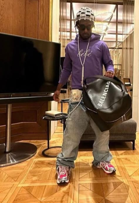 Lil Uzi Fits, Lil Uzi Vert Fashion, Lil Uzi Outfits, Lil Uzi Vert Outfits, Lil Uzi Vert Style, Balenciaga Outfit, Inspo Fits, Lil Uzi, Lil Uzi Vert