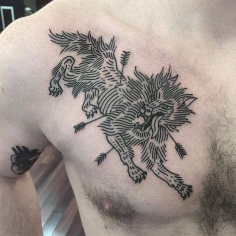 Woodcut Wolf Tattoo, Medieval Wolf Tattoo, American Tradional Tattoos, Woodcut Style Tattoo, Medieval Tattoo Ideas, Medieval Wolf, Wolf Tattoo Traditional, Medieval Woodcut, Werewolf Tattoo