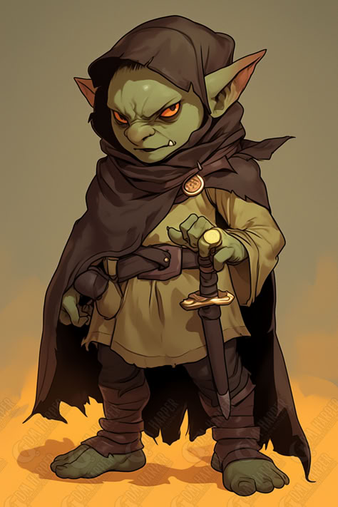 Goblin Rogue/Thief/Assasin Dnd Hobgoblin, Goblin Rogue, Goblin Dnd, Dnd Goblin, Red Goblin, Npc Dnd, Savage Lands, Dungeons And Dragons Races, Goblin Art