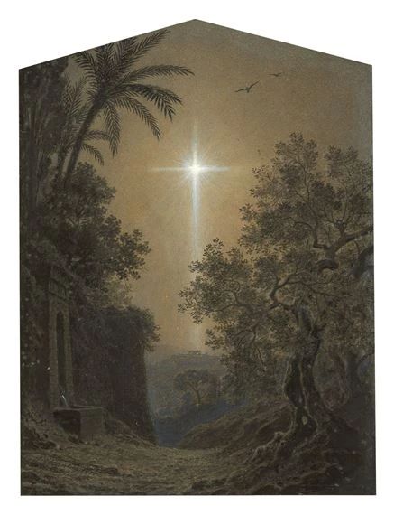 The Star Of Bethlehem, Jesse Tree, Jesus Wallpaper, Star Of Bethlehem, Great Paintings, White Chalk, Bethlehem, Brown Paper, Black & White