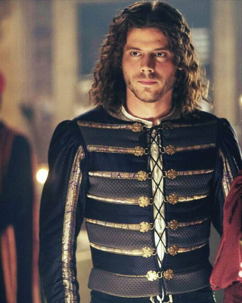 Image by mystery woman Borgia Tv Series, Borgias Costumes, François Arnaud, Mens Garb, Man With Long Hair, Francois Arnaud, Cesare Borgia, The Borgia, The Other Boleyn Girl