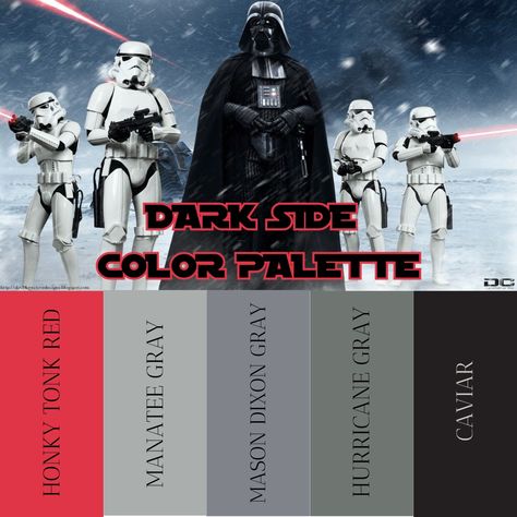 Step into the Star Wars universe this May the 4th with Dixie Belle's color palettes, featuring shades that pay homage to the epic saga. From lightsaber blues to Tatooine sands, let your creativity soar to galaxies far, far away. #MayThe4thBeWithYou #DixieBelle #StarWars #DIYCrafts #ColorPalettes #GalacticInspiration #CraftingWithTheForce #MayTheForceBeWithYou #DIYProjects #InterstellarDesigns #DixieBellePaint #BestPaintOnPlanetEarth Star Wars Colour Palette, Star Wars Color Palette, Star Wars Colors, Star Wars Bedroom, Star Wars Sith, May The 4th Be With You, Red Colour Palette, Dixie Belle Paint, Lightsaber