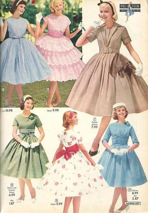 1960s Fashion Teenagers, 50s Teen Fashion, 60s Teen Fashion, 1950s Teen Fashion, 1950s Fashion Teenagers, Aldens Catalog, Early 60s Fashion, 1960s Fashion Women, Soviet Fashion