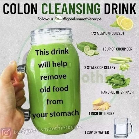 Detox Smoothies, Cleansing Drinks, Healthy Juice Drinks, Smoothie Recipes Healthy Breakfast, Smoothie Drink Recipes, Healthy Drinks Smoothies, Healthy Juice Recipes, Home Health Remedies, Cleanse Recipes